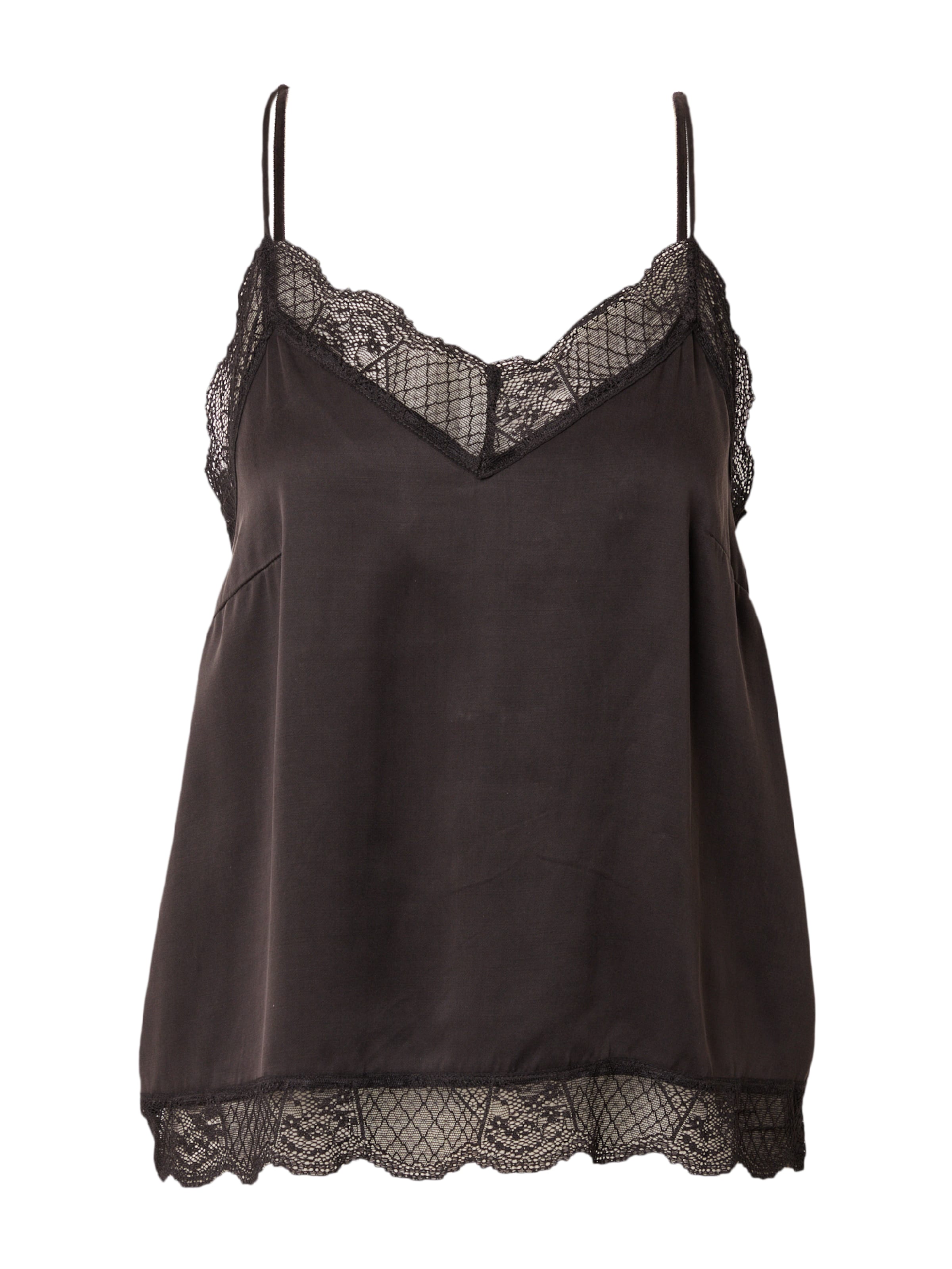 VILA ROUGE EDIT Topp i svart: framsida