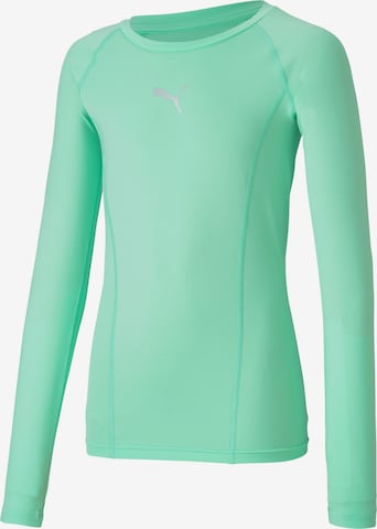 PUMA Performance Underwear in Green: front