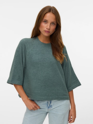 VERO MODA Свитер 'VMLefile' в Зеленый: спереди