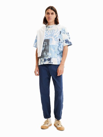 T-Shirt 'Jesus' Desigual en bleu