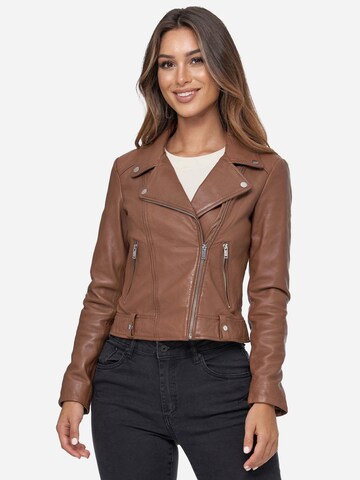 Tazzio Übergangsjacke 'F507' in Beige: Vorderseite