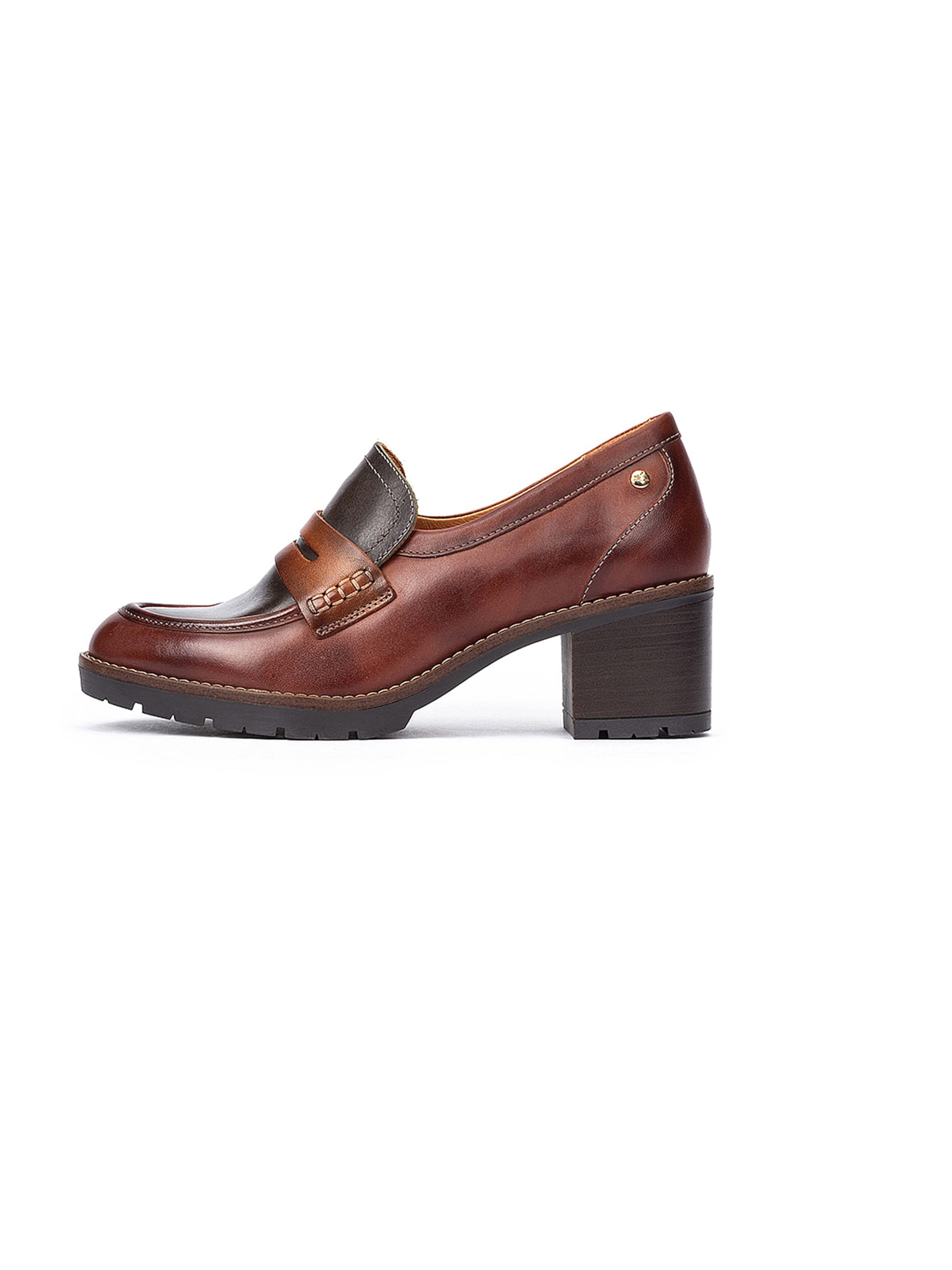 PIKOLINOS - Zapatos con plataforma 'Llanes' en marrón: frente