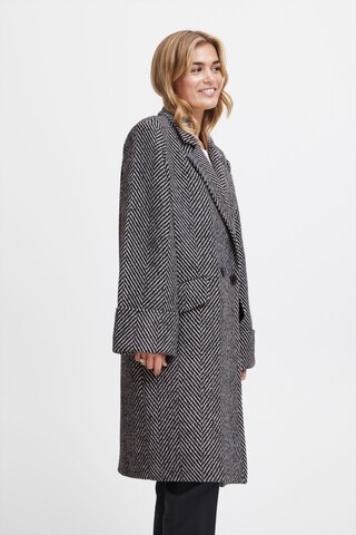 Fransa Between-Seasons Coat 'palma Ja 1' in Grey