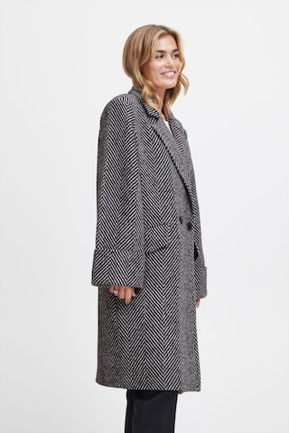 Fransa Between-Seasons Coat 'palma Ja 1' in Grey