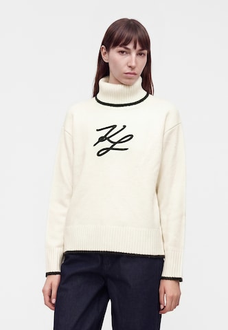Karl Lagerfeld - Jersey en blanco: frente