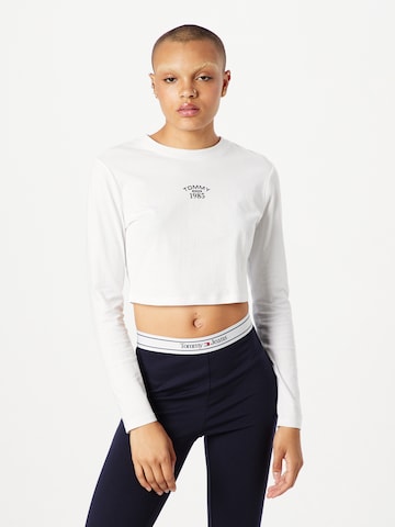 T-shirt Tommy Jeans en blanc : devant