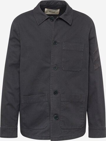 Zadig & Voltaire - Regular Fit Camisa 'BERTIE' em cinzento: frente