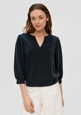 Sweat-shirt s.Oliver en noir : devant