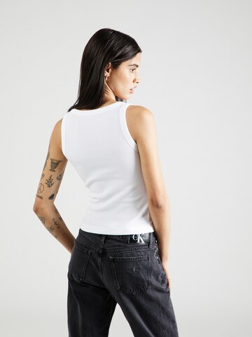 Calvin Klein Jeans Top – bílá