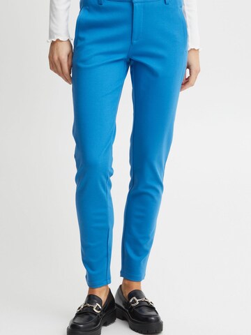 Coupe slim Pantalon chino ' FRLANO ' Fransa en bleu : devant