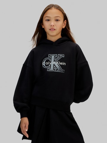 Calvin Klein Jeans - Sudadera en negro: frente