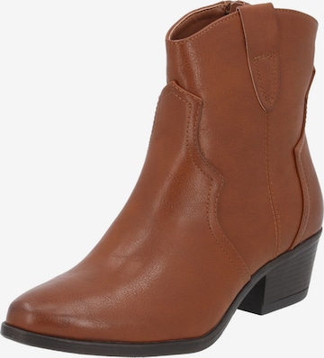 Bottes de cowboy 'Fosela' Palado en marron : devant