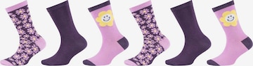 s.Oliver Socks in Purple: front