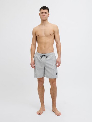 Shorts de bain 'JPSTNaxos' JACK & JONES en gris