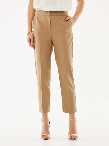 Effilé Pantalon à plis 'Cosmea' MEXX en beige : devant