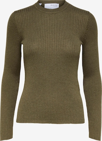 Pullover 'Lydia' di SELECTED FEMME in verde: frontale