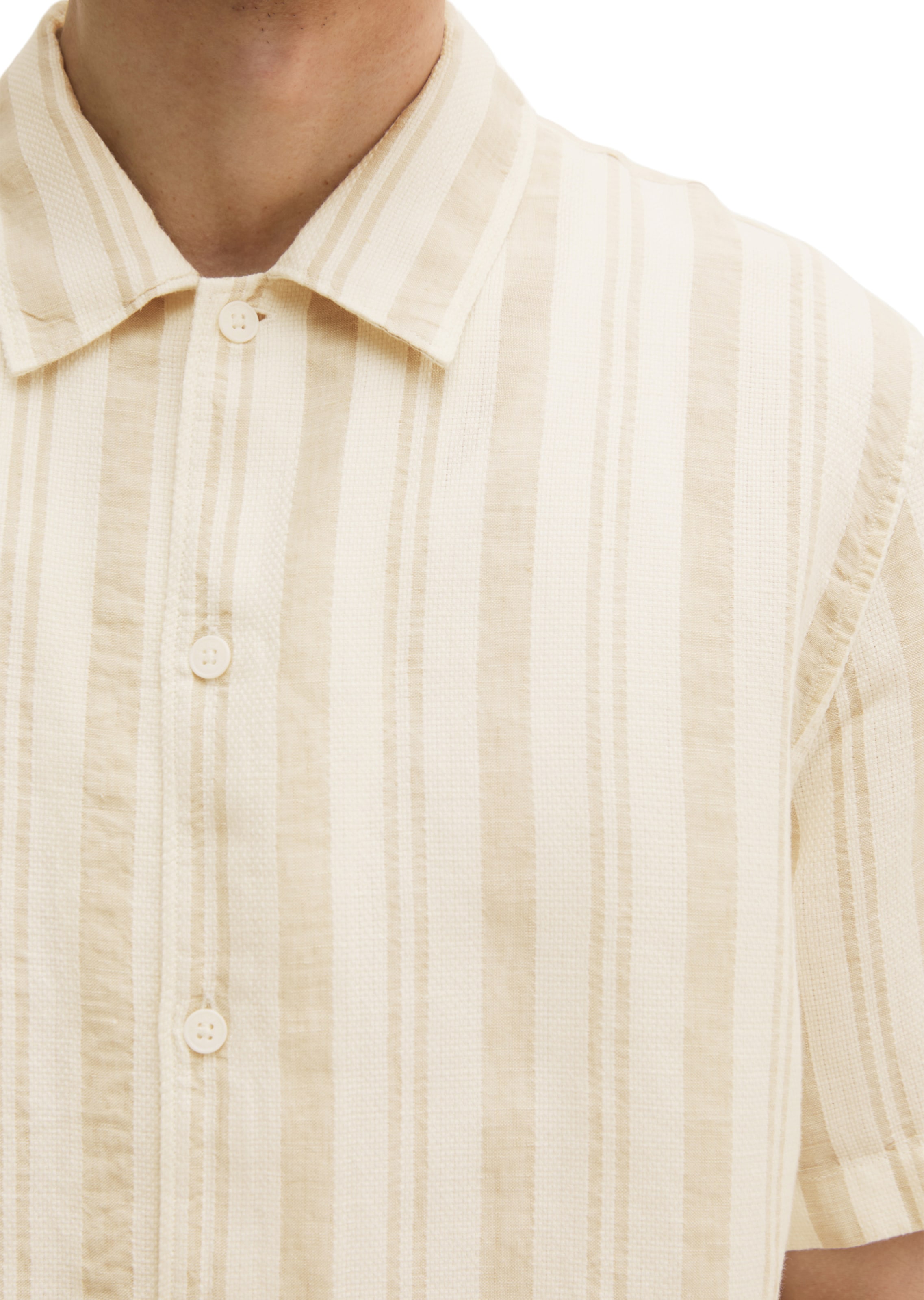 Marc O'Polo Regular Fit Hemd in Beige