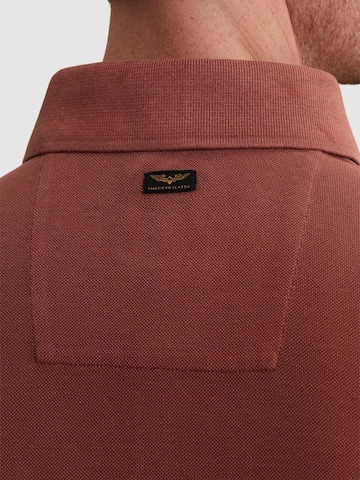 Maglietta 'Polo shirt with garment-dye wash' di PME Legend in rosso
