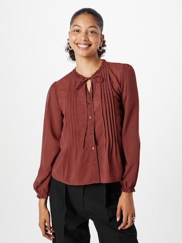 Camicia da donna 'Agathe' di ABOUT YOU in rosso: frontale