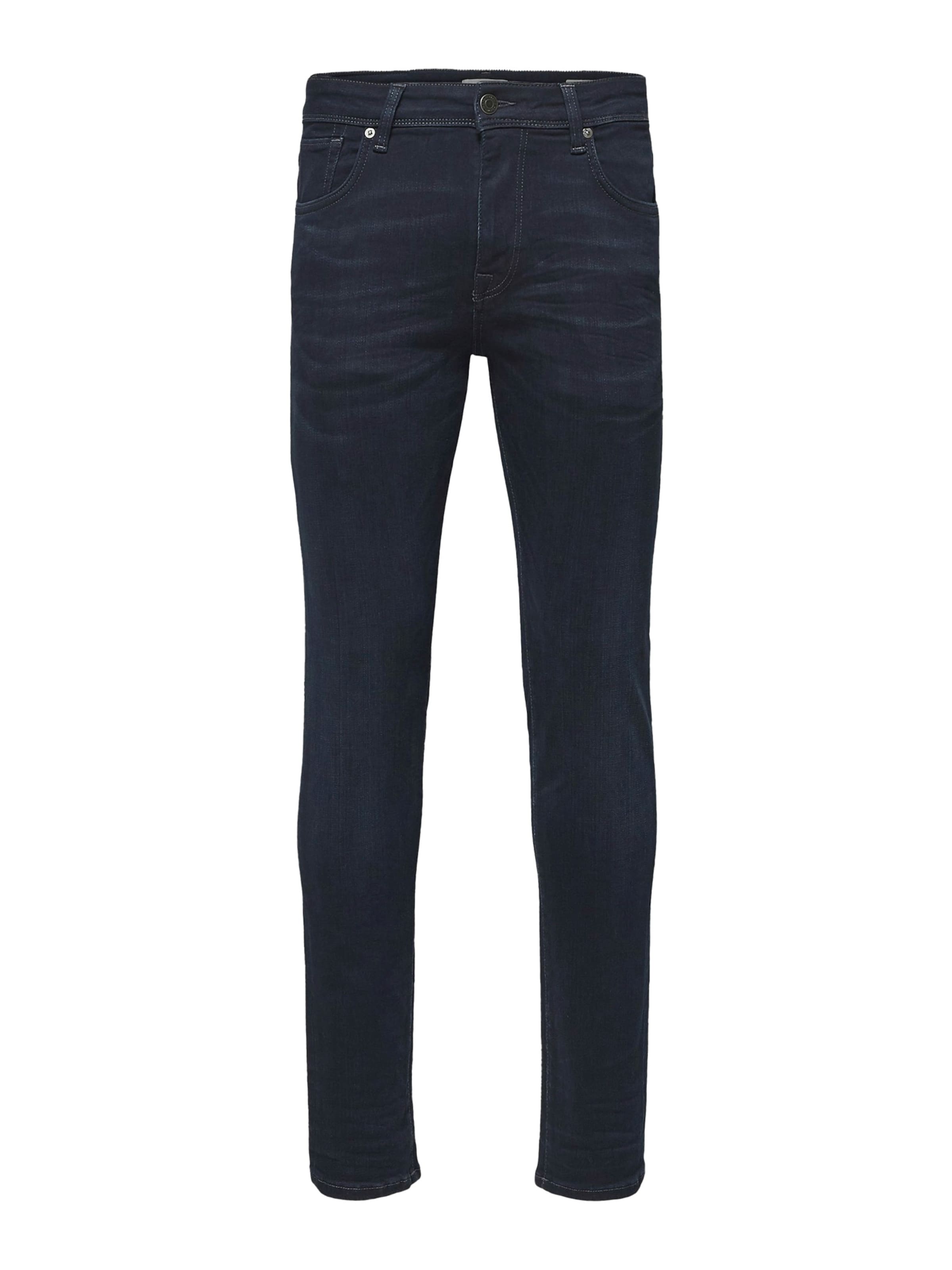 SELECTED Slim fit Jeans 'SLHLEON' in Blue: front