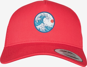 F4NT4STIC Cap 'Kanagawa' in Red: front