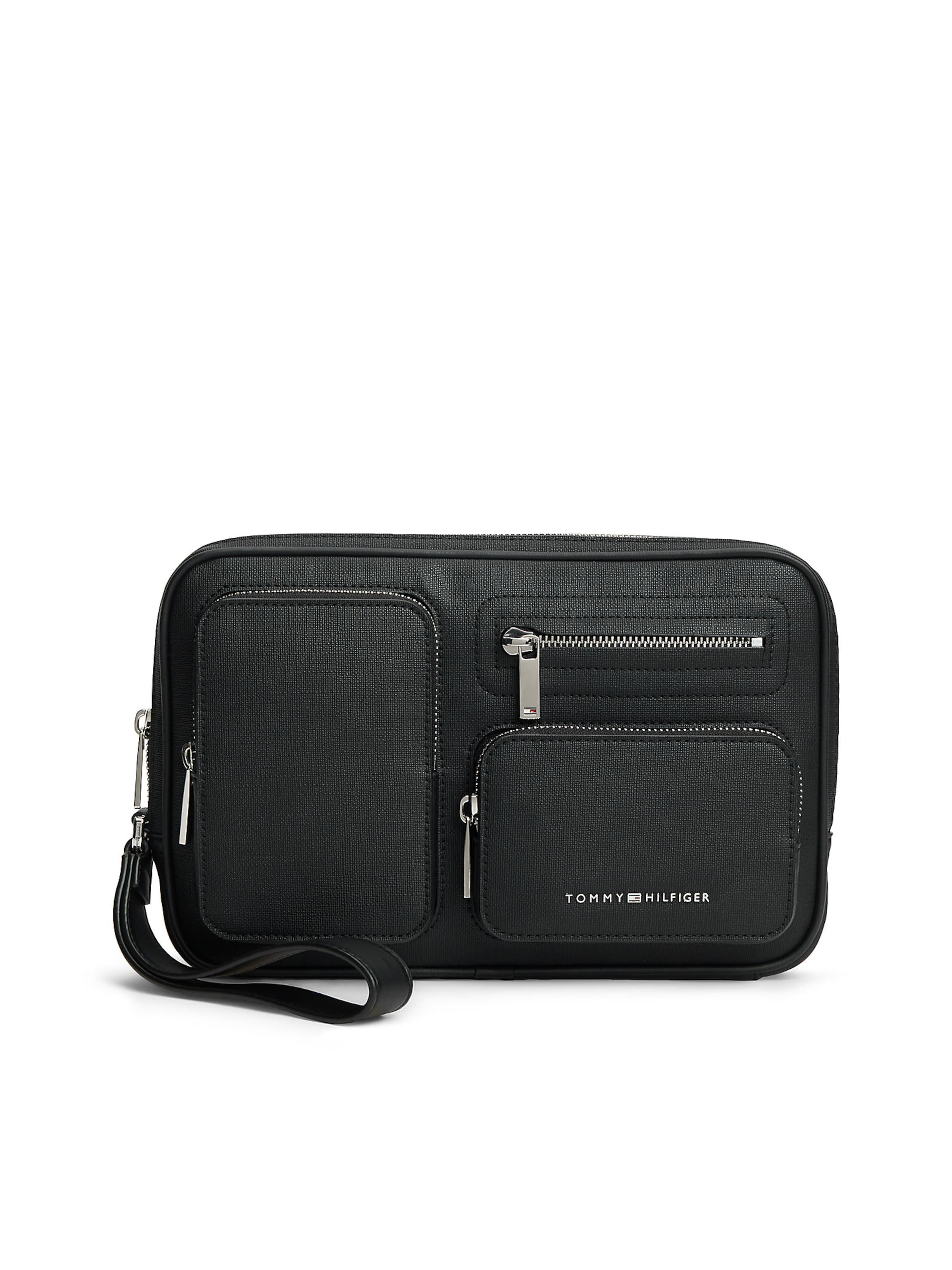 TOMMY HILFIGER Crossbody Bag in Black: front