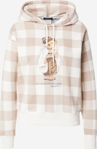 Bluză de molton de la Polo Ralph Lauren pe bej: față