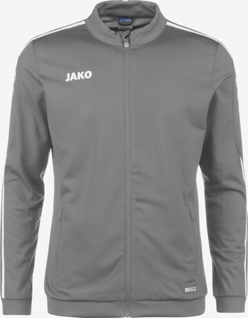 JAKO Athletic Jacket 'Striker 2.0' in Grey: front