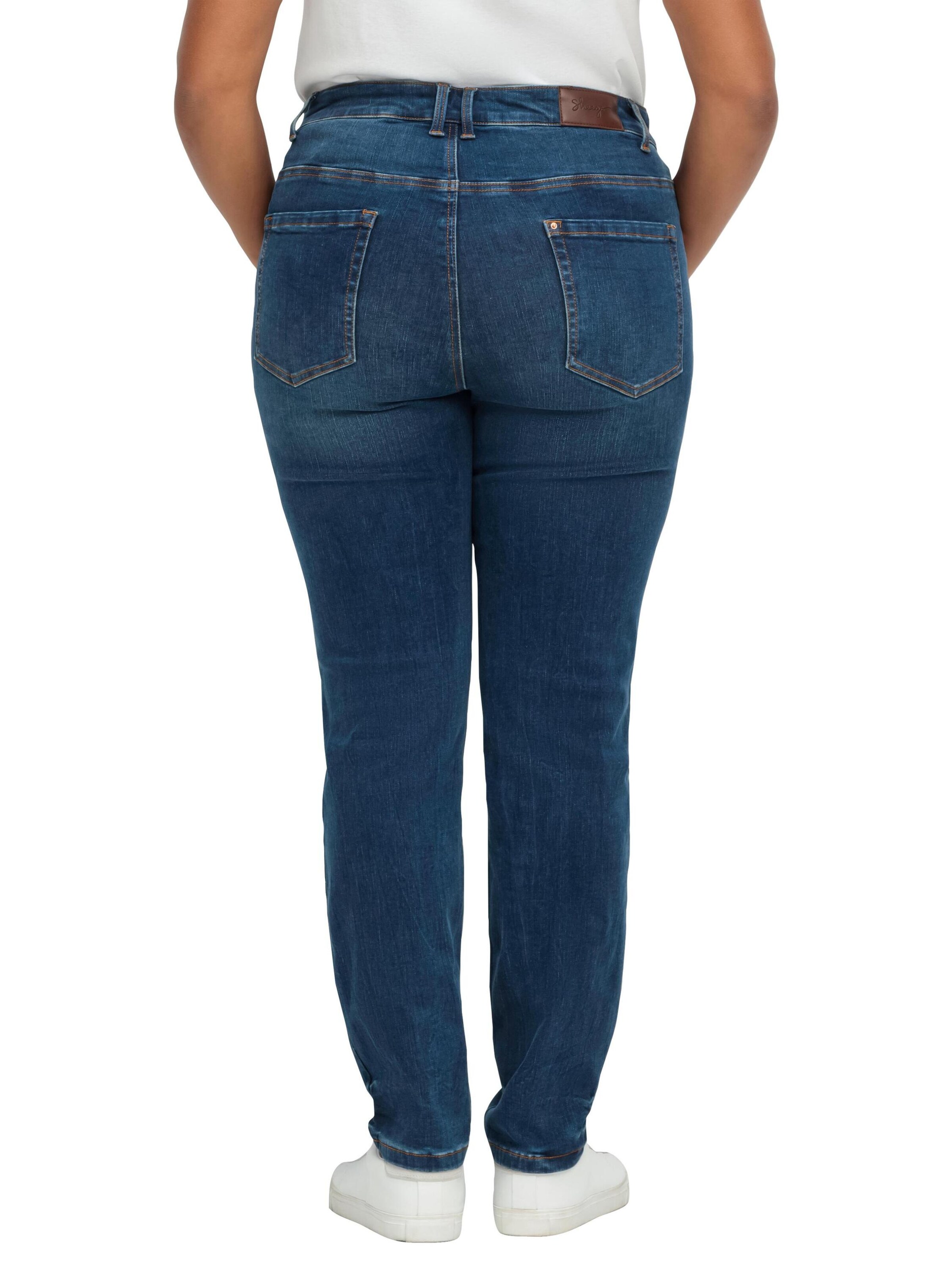 SHEEGO Skinny Džínsy - Modrá