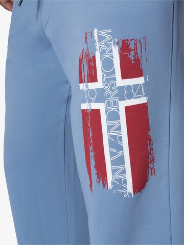 Jan Vanderstorm Loose fit Workout Pants ' Vegar ' in Blue