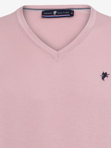 DENIM CULTURE Sweater 'Alonza' in Pink