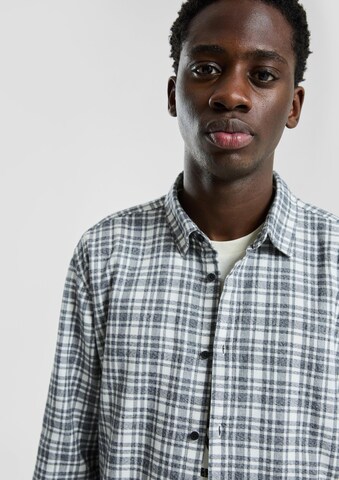 QS Regular fit Skjorta i vit