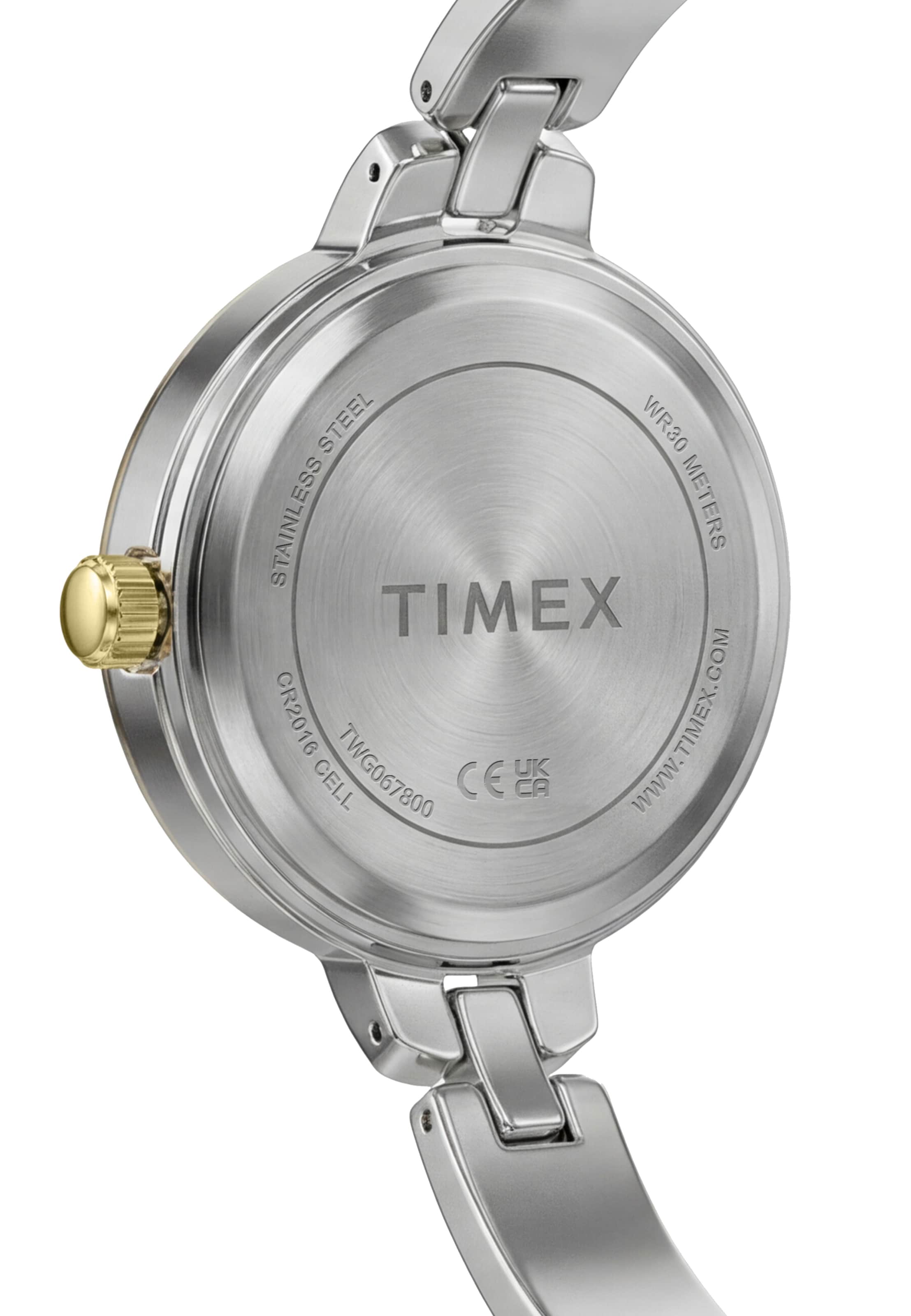 Montre à affichage analogique TIMEX en or
