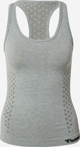 Hummel Sports Top in Grey: front