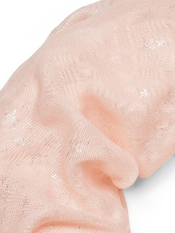 styleBREAKER Schlauchschal 'Loop Schal mit Metallic Sterne Print'‌‌ in Pink