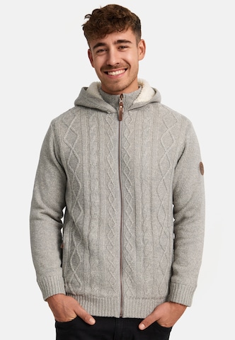 Vestes en maille 'INRandolph' INDICODE JEANS en gris
