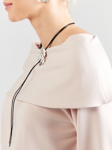 Sweat-shirt monari en rose