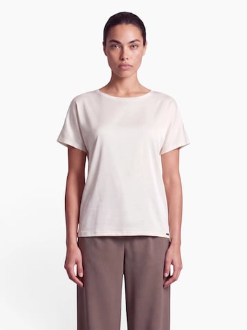 Skiny Schlafshirt in Beige: Vorderseite