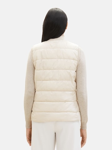 Gilet TOM TAILOR en blanc