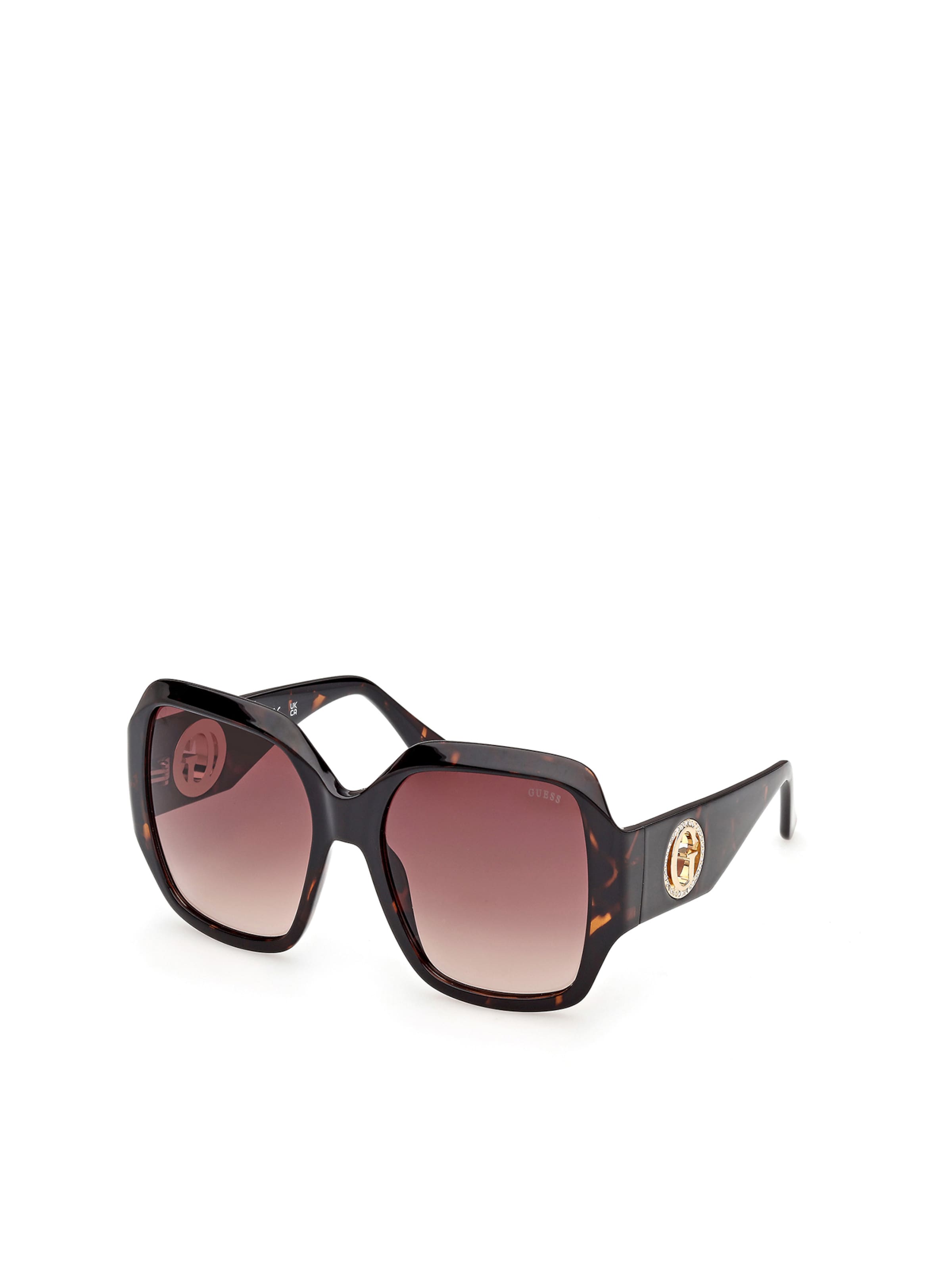GUESS Sunglasses in Black: front