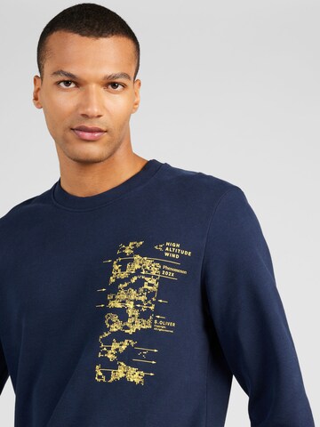 s.Oliver Sweatshirt in Blauw