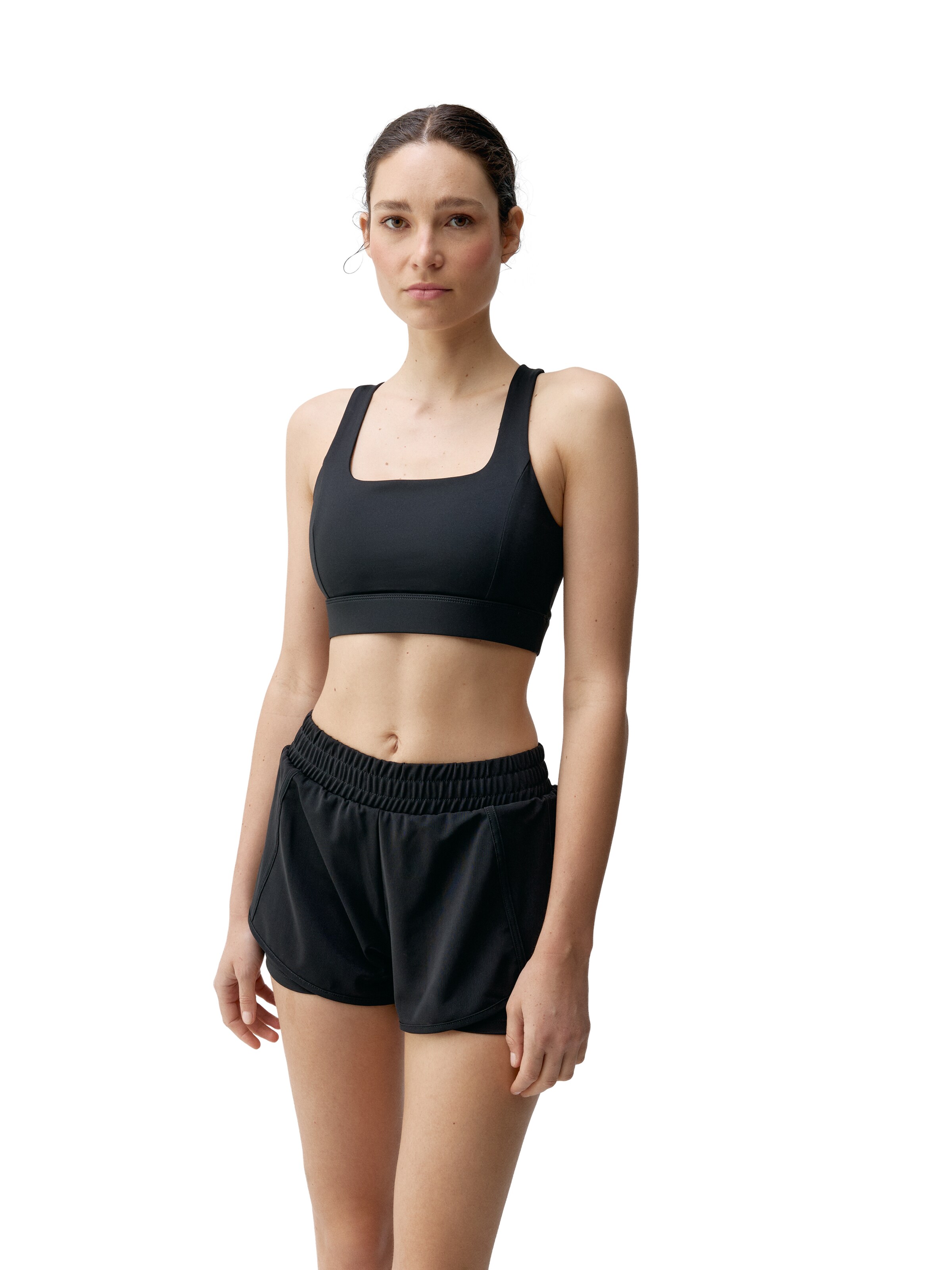 Born Living Yoga Bralette Sports bra 'Padma 2.0' in Black