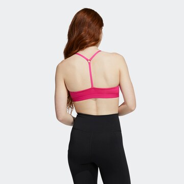 Bustieră Sutien sport de la ADIDAS SPORTSWEAR pe roz