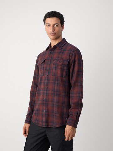 SCOTCH & SODARegular Fit Košulja - smeđa boja: prednji dio