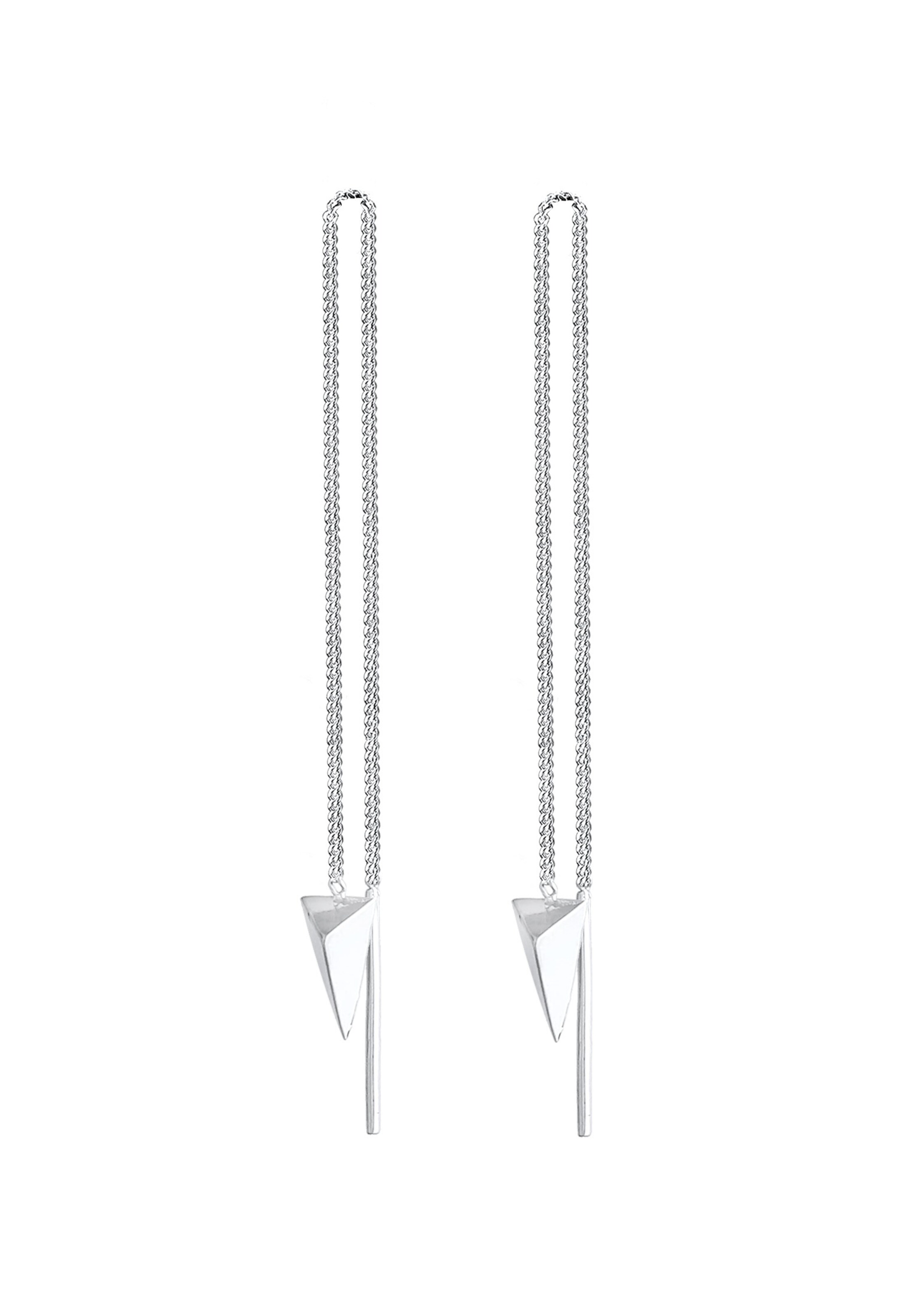 Boucles d'oreilles ELLI en argent : devant