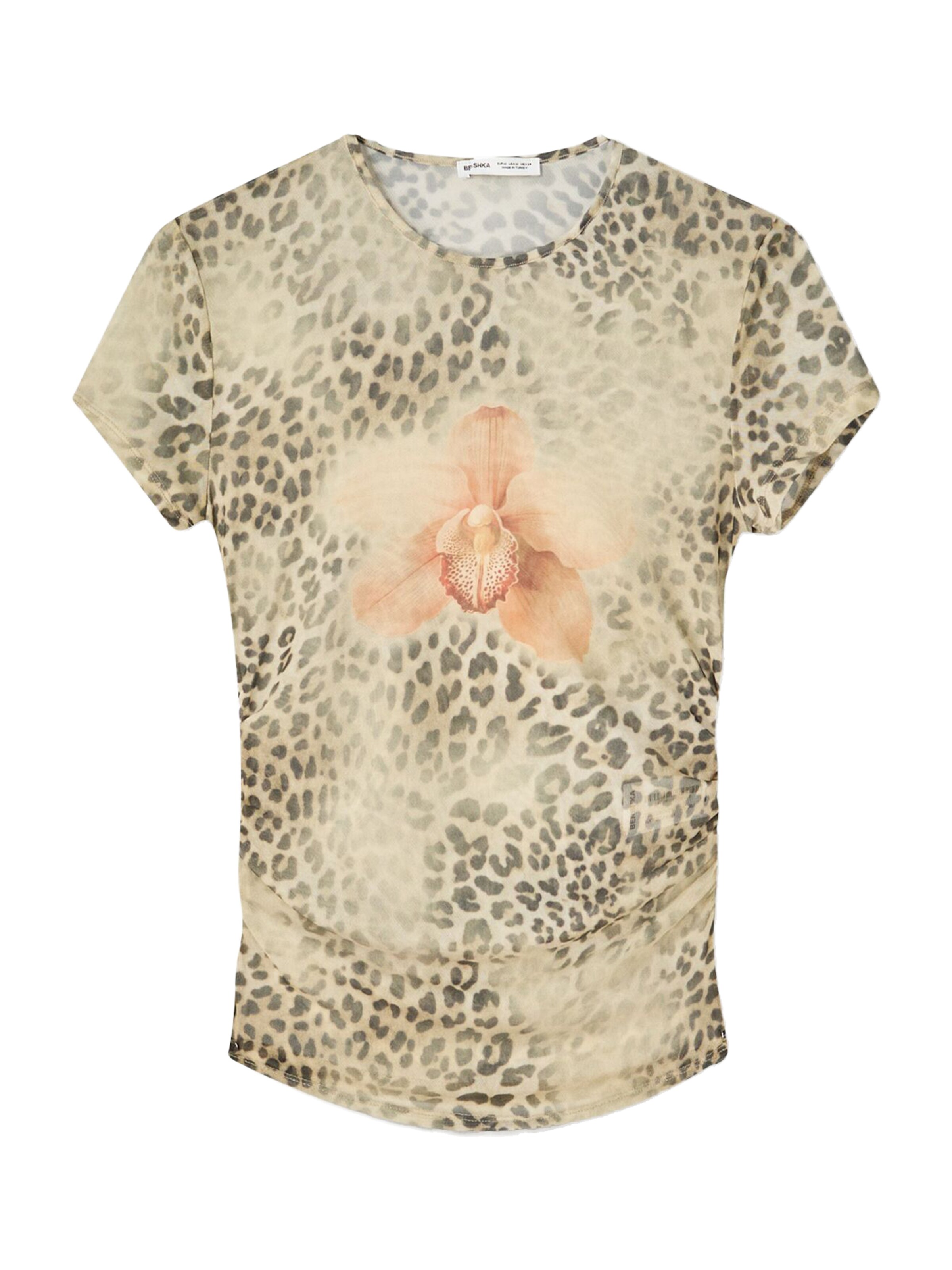 Maglietta di Bershka in beige: frontale