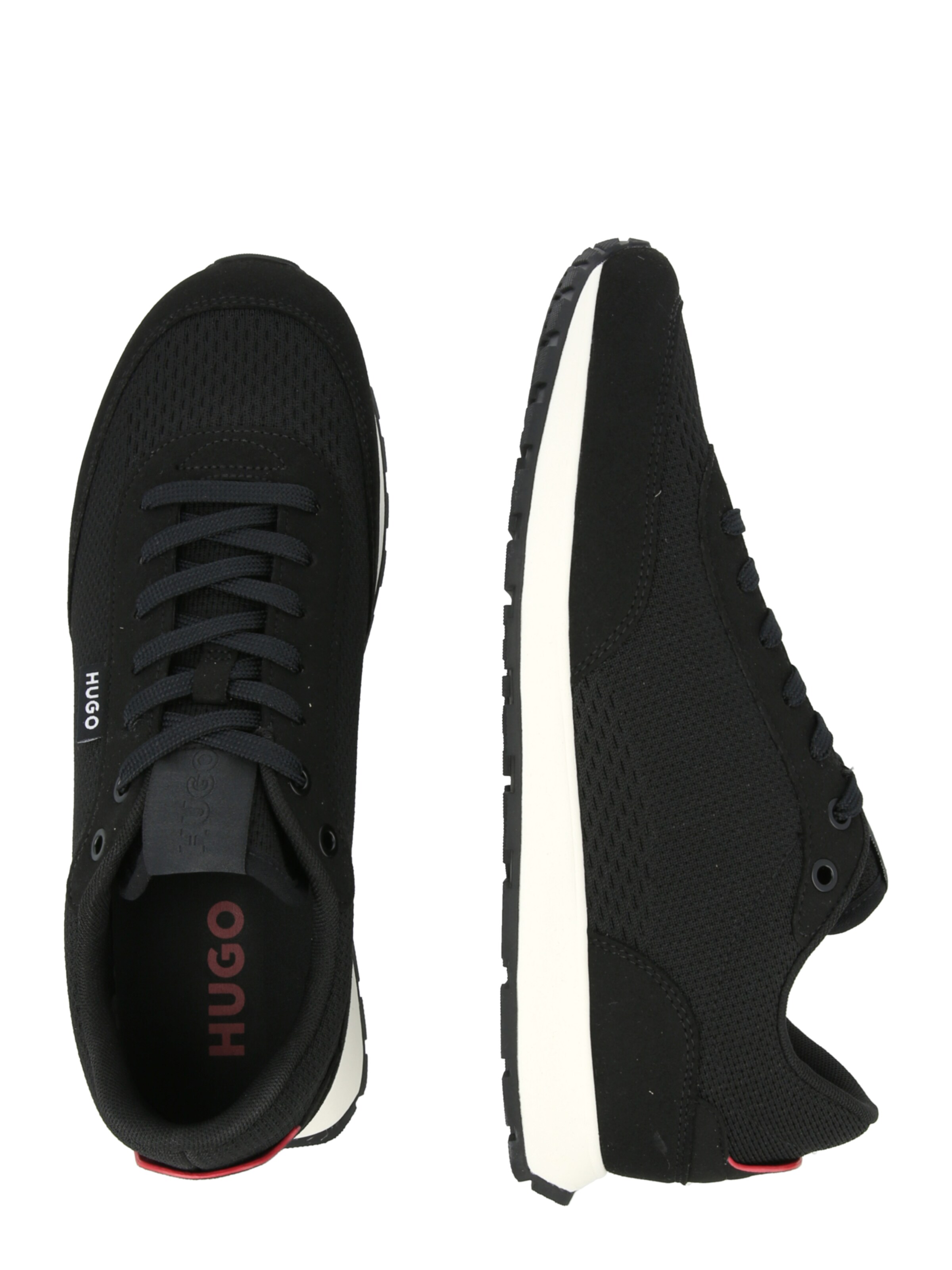 HUGO Rövid szárú sportcipők 'Icelin' - fekete