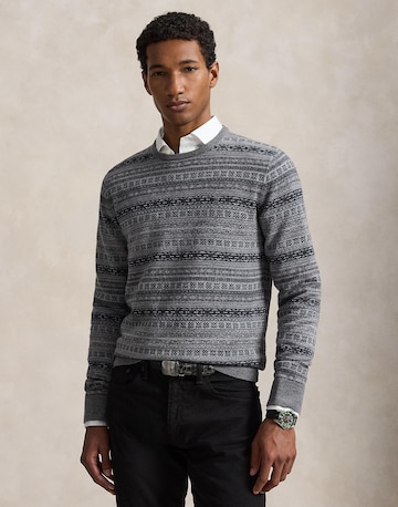 pilka Polo Ralph Lauren Megztinis: priekis