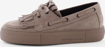 Chaussure basse ' ALEC ' Kennel & Schmenger en beige : devant
