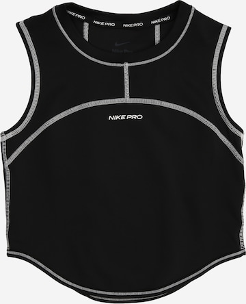 NIKE Urheilutoppi värissä musta: etupuoli